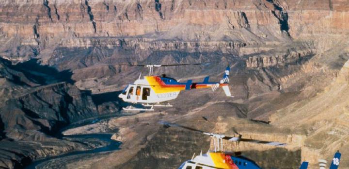 Voyage sur-mesure, Survol du Grand Canyon en hélicoptère ( 25 minutes )